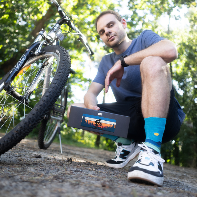 SOXO men's colorful cycling socks - 5 pairs 