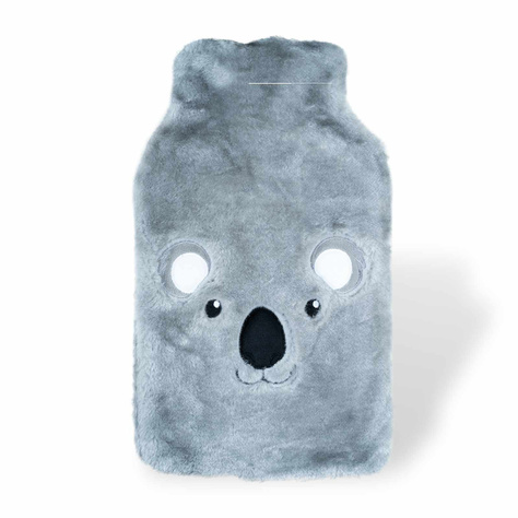 Gray hot water bottle SOXO koala heater