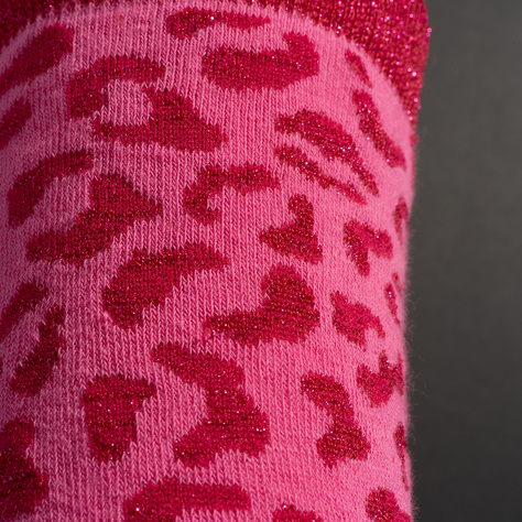 SOXO Women's Pink Leopard Socks in Packaging - 3 Pairs