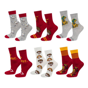 Advent calendar Harry Potter | gift idea for her | Saint nicholas' day | Set of 6x SOXO Women's socks