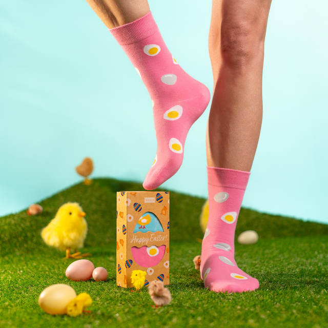 Egg and Chicken Socks 2-Pack