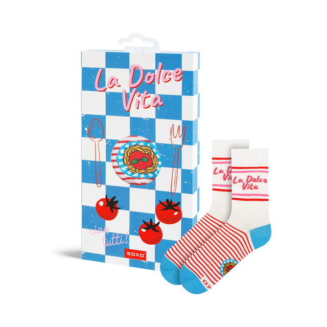 La Dolce Vita Greeting Card Socks