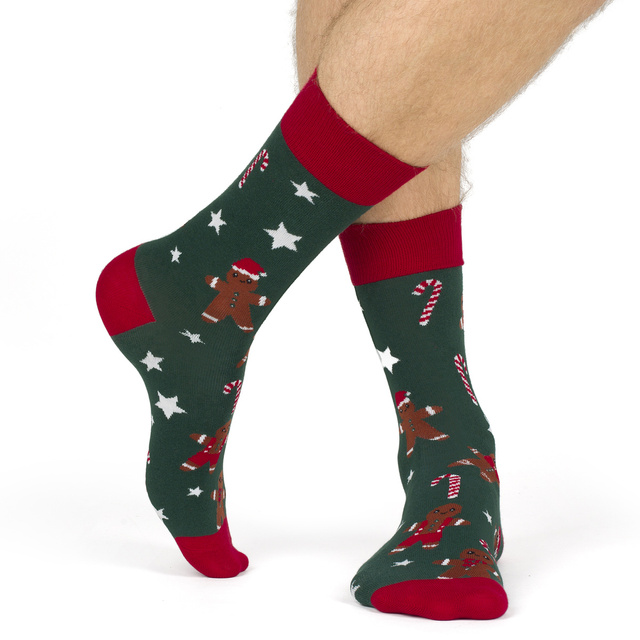Advent calendar | Christmas gift | Mikolajki | for him | Set of 6x SOXO GOOD STUFF colored men's socks