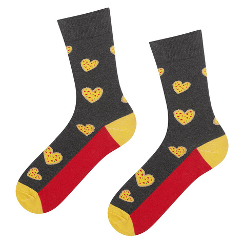 Men's colorful SOXO GOOD STUFF socks cotton heart