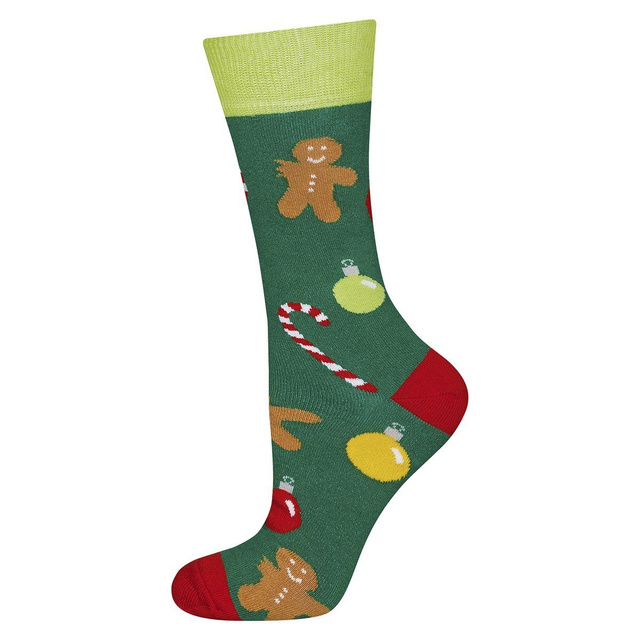 Set of 2x colorful SOXO GOOD STUFF men's cotton Christmas socks