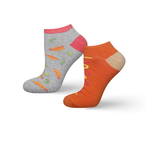 Mens socks SOXO GOOD STUFF mismatched - hot dog