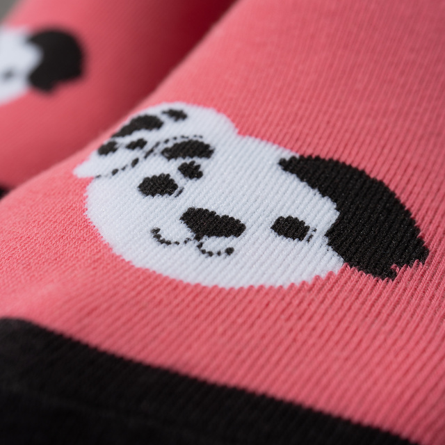 Set of 5x SOXO women's colorful feet dogs