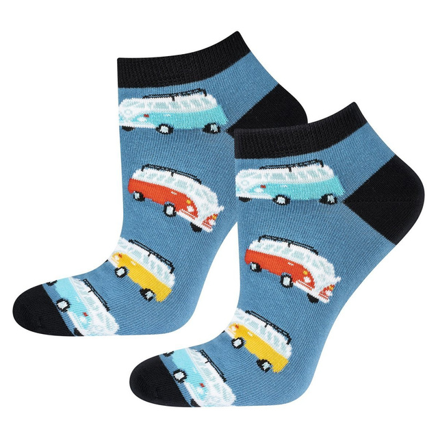 Set of 4x Colorful men's socks SOXO GOOD STUFF funny