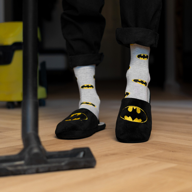 Zestaw Skarpetki + Kapcie Batman