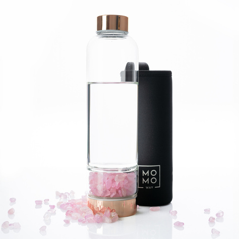 Rose Quartz Water Bottle 450mL 