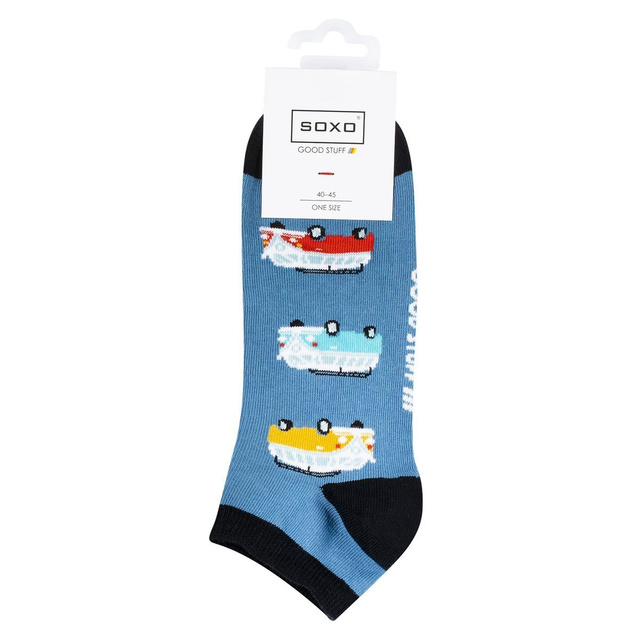 Set of 4x Colorful men's socks SOXO GOOD STUFF funny