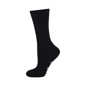 Men's long black SOXO socks with Polish inscriptions cotton funny