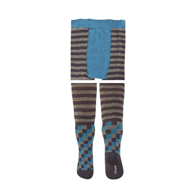 SOXO Infant tights with ABS - geometric patterns