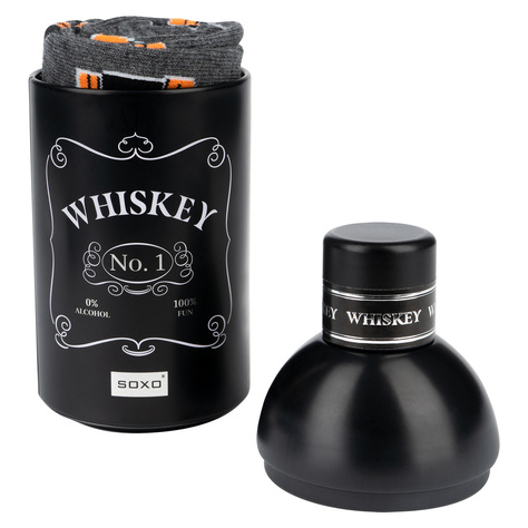 OUTLET Skarpetki męskie Whiskey w butelce