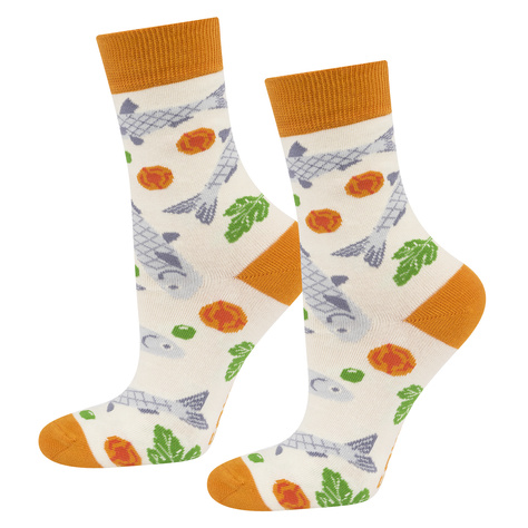 Women's socks SOXO | fish in jelly | Christmas gift | Mikolajki | for her