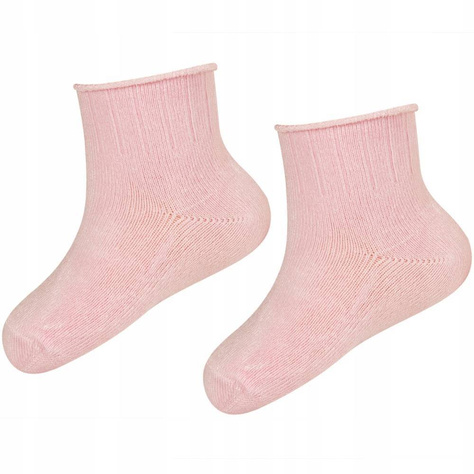 Set of 3x SOXO pink baby socks