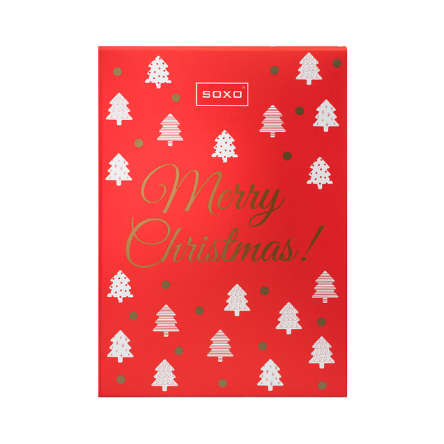Gift box SOXO Merry Chtistmas gift box packaging Christmas holidays