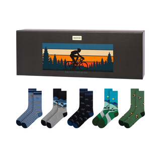 SOXO men's colorful cycling socks - 5 pairs