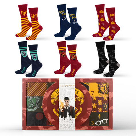  Harry Potter advent calendar Set of 6x SOXO men's socks