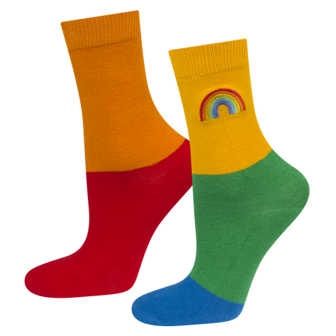 Women's Socks | Men's SOXO | Rainbow in a box | Fun gift idea | Unisex