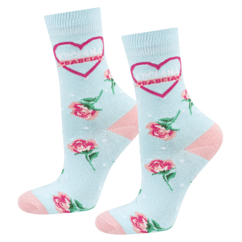 A set of women's socks and a mug and men's socks and a mug in a package | gift for Grandma and Grandpa