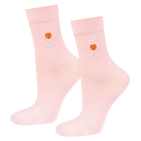 Set of 3x SOXO | Aperitif women's socks in a gift tube