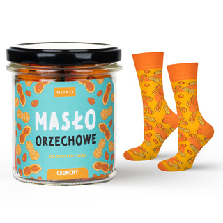 Peanut Butter Socks in a Jar