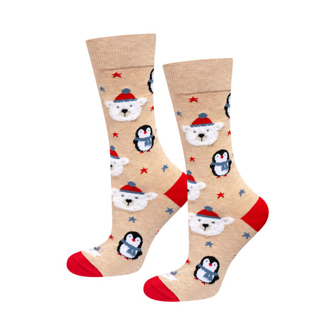 Men's and women's Christmas socks SOXO in a package