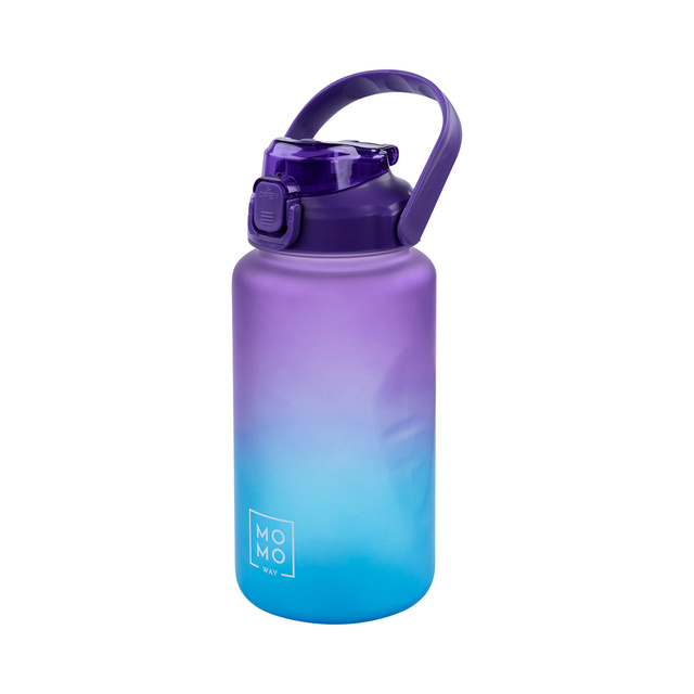 Butelka na wodę 1.5L fioletowo-niebieska | BPA free 