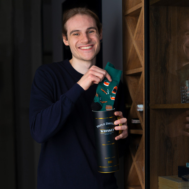 Skarpetki Whiskey w Tubie 3-pak