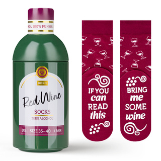 Skarpetki Red Wine w Butelce