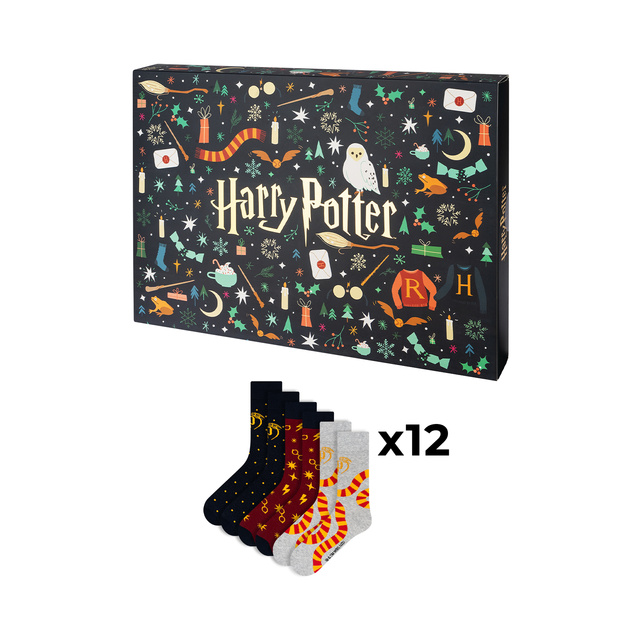 Advent Calendar with Socks Harry Potter 12-Pack