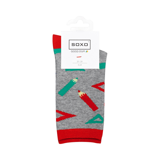 SOXO GOOD STUFF children's socks - "Geometry"