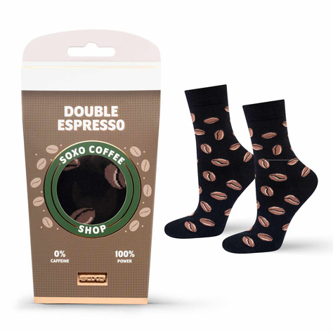 Soxo espresso women's socks