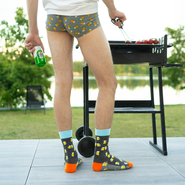Beer Socks in a Can
