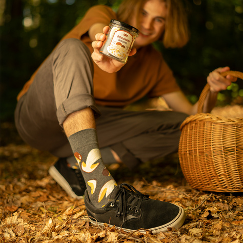 Men's colorful socks SOXO dried boletes