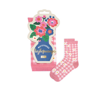 Best Wishes Flower Socks