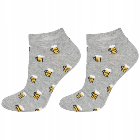 Set of 5x Colorful men's socks SOXO GOOD STUFF Pizza gift