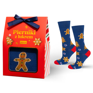 Iced Gingerbread Socks