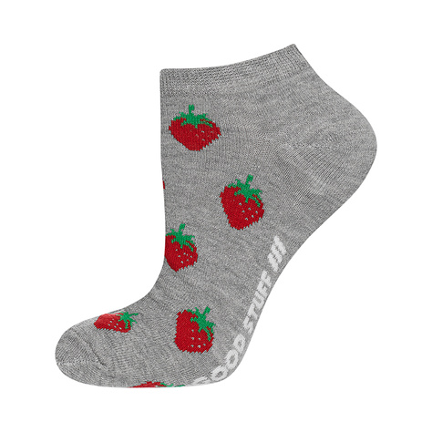 Colorful women's socks SOXO GOOD STUFF funny strawberry