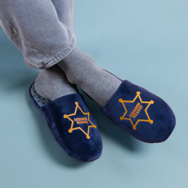 Grandpa Rules Men's Slippers