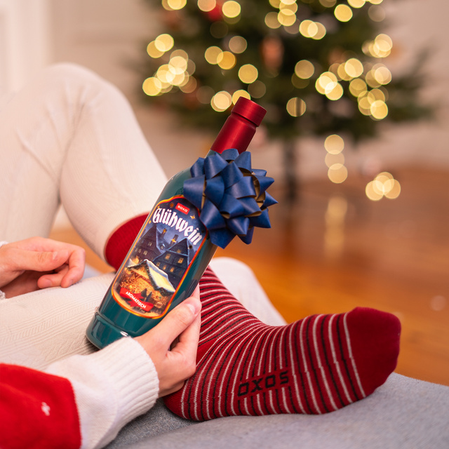 Mulled Wine Socks in a Bottle 3-Pack