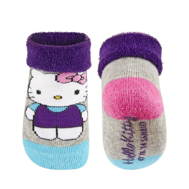 Set of 6x Colorful SOXO Hello Kitty baby socks made of ABS