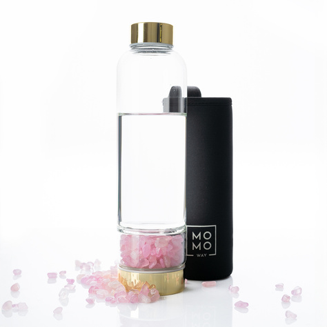 Rose Quartz Water Bottle 450mL 