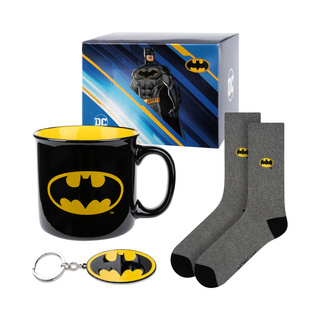 Batman mug sock and key ring set