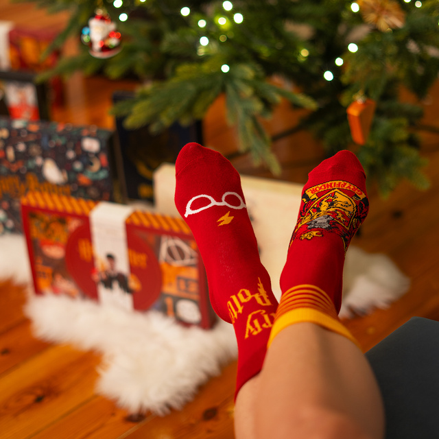 Advent calendar Harry Potter | gift idea for her | Saint nicholas' day | Set of 6x SOXO Women's socks