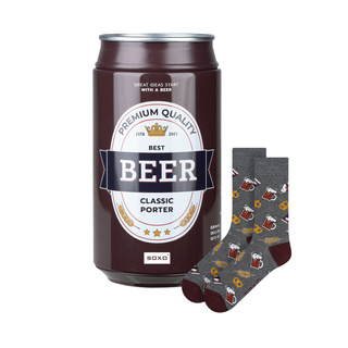 Beer Socks in a Can Classic Porte