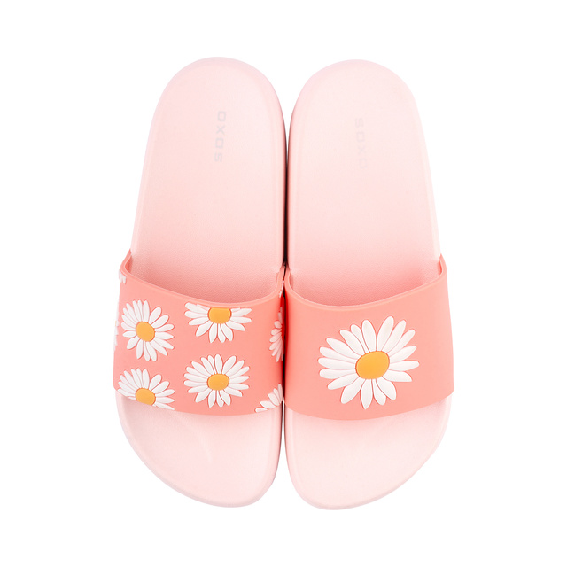 Comfort Women's and Men's Beach Flip-flops SOXO daisies | Perfect for Beach Holidays and Swimming Pool | Rubber