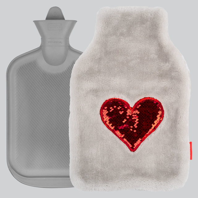 Heart Hot Water Bottle 1.8 L