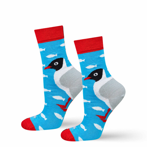 Women's SOXO socks seagull